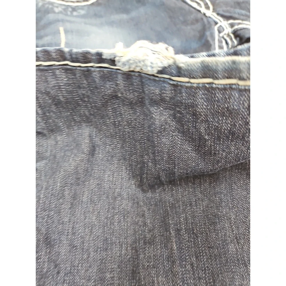 True Religion Joey Super T Denim Jeans Mens Size 36x33  Actual 36×31  USA
